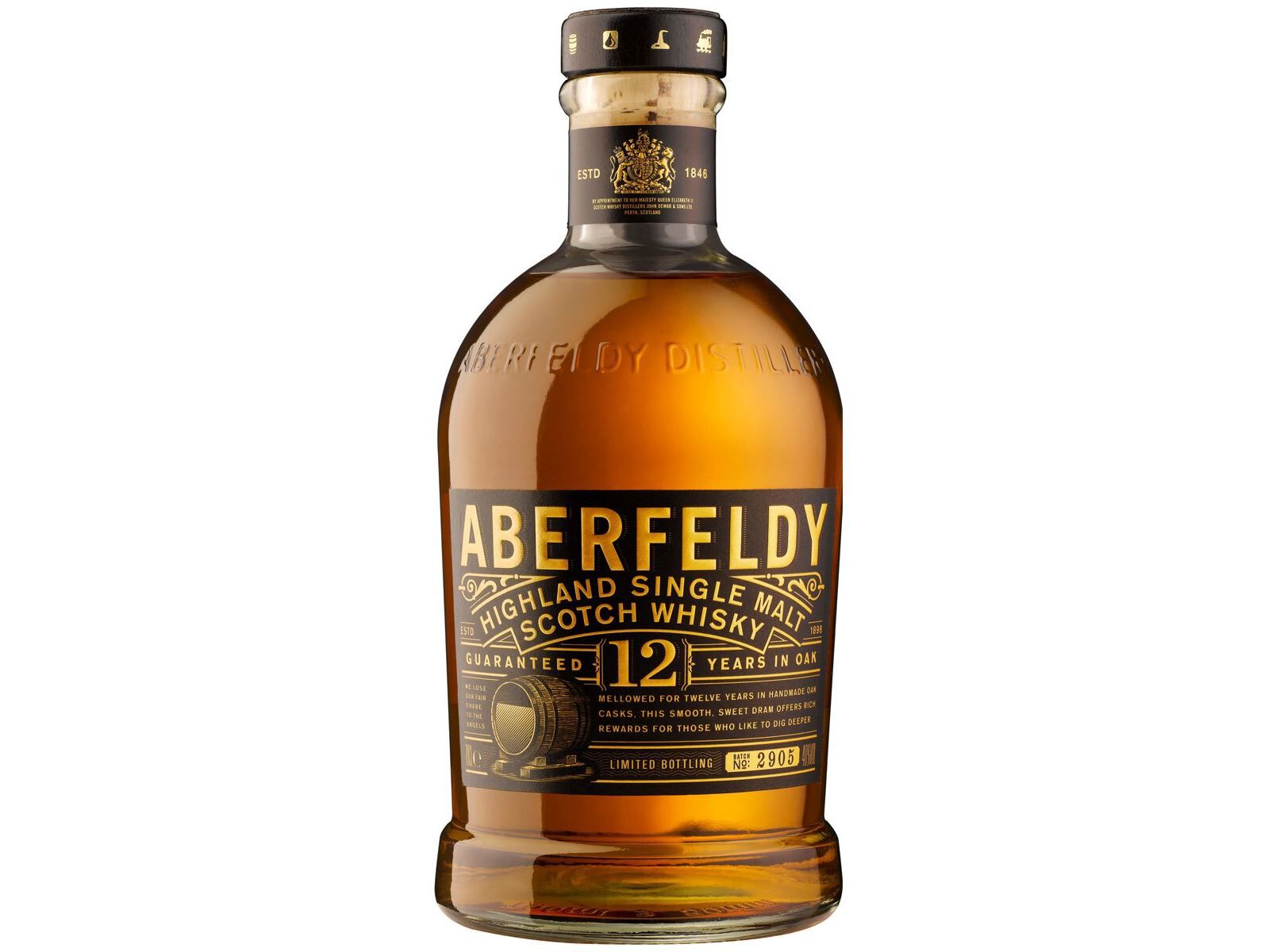 WHISKY ABERFELDY SINGLE MALTE 12 ANOS 0.70L image number 0
