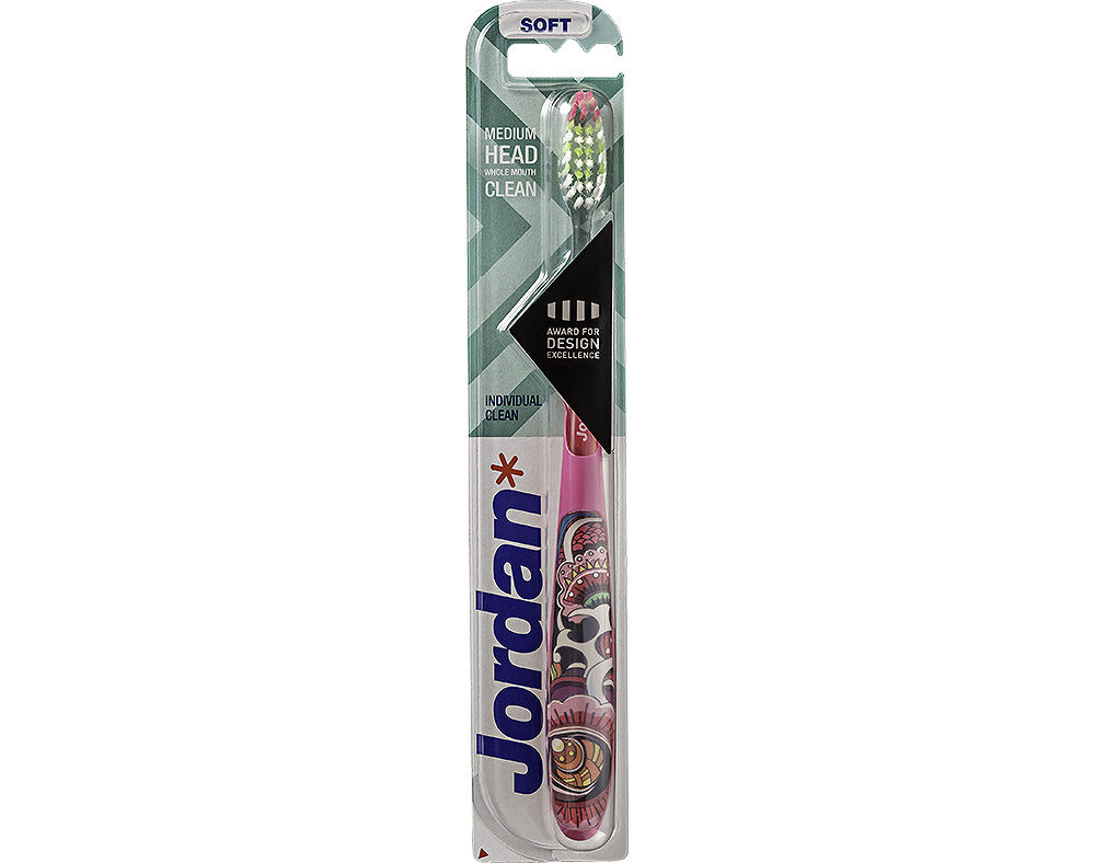 ESCOVA DE DENTES CLEAN MEDIUM JORDAN image number 0