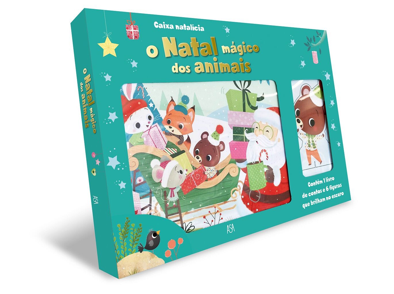 LIVRO CAIXA NATAL&Iacute;CIA O NATAL M&Aacute;GICO DOS ANIMAIS image number 0