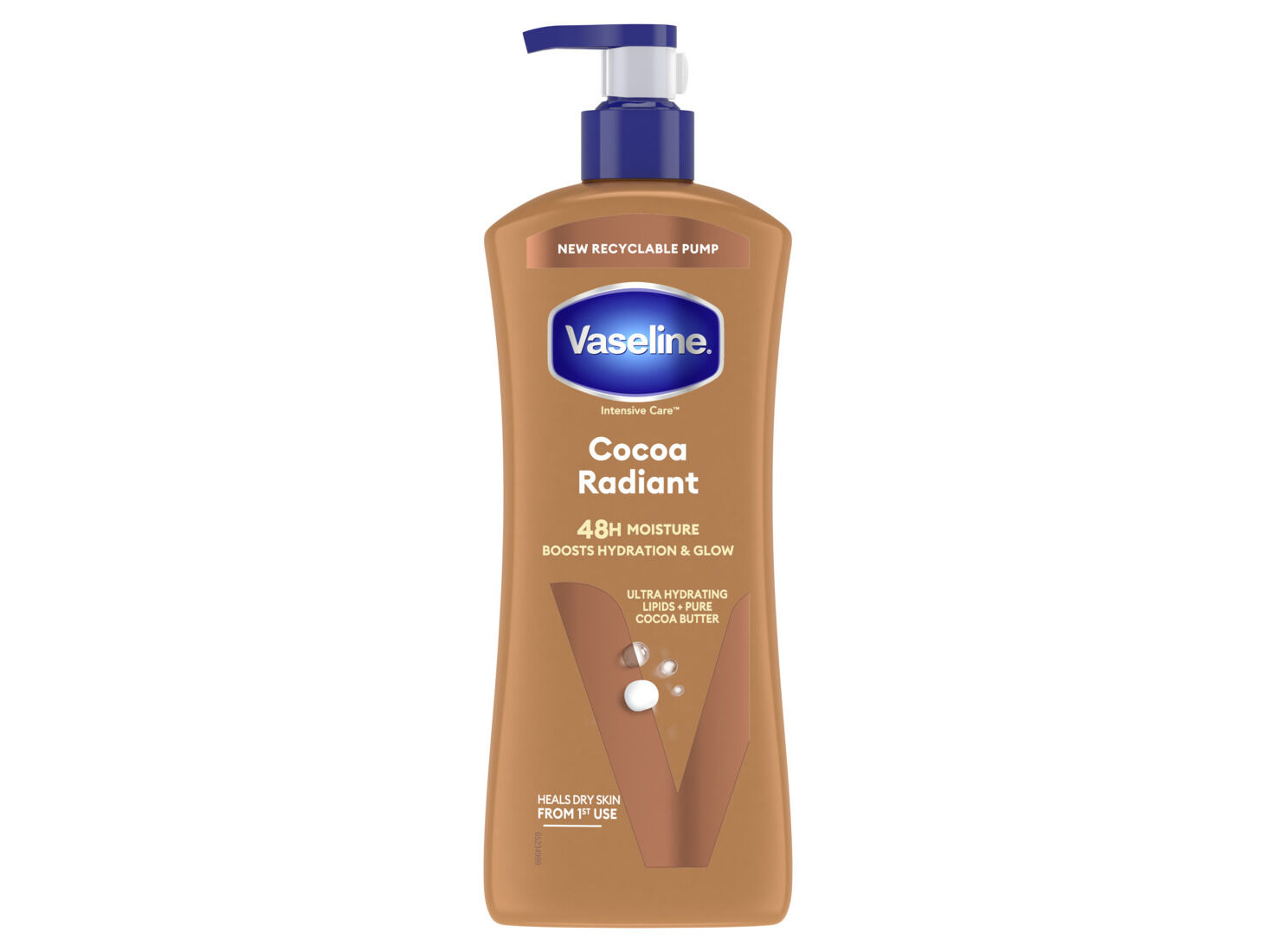 LO&Ccedil;&Atilde;O VASELINE COCOA RADIANT 600ML image number 0