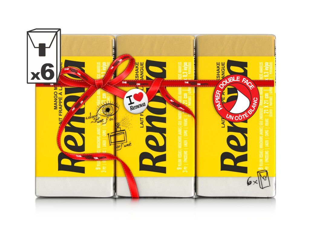 LEN&Ccedil;OS FACIAIS RENOVA V&Aacute;RIAS CORES 6UN image number 4