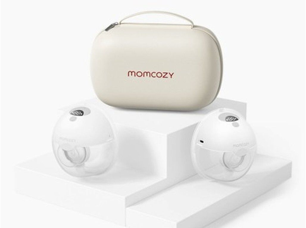 EXTRATOR LEITE MOMCOZY M5 BRANCO SEM FIOS DUPLA image number 3