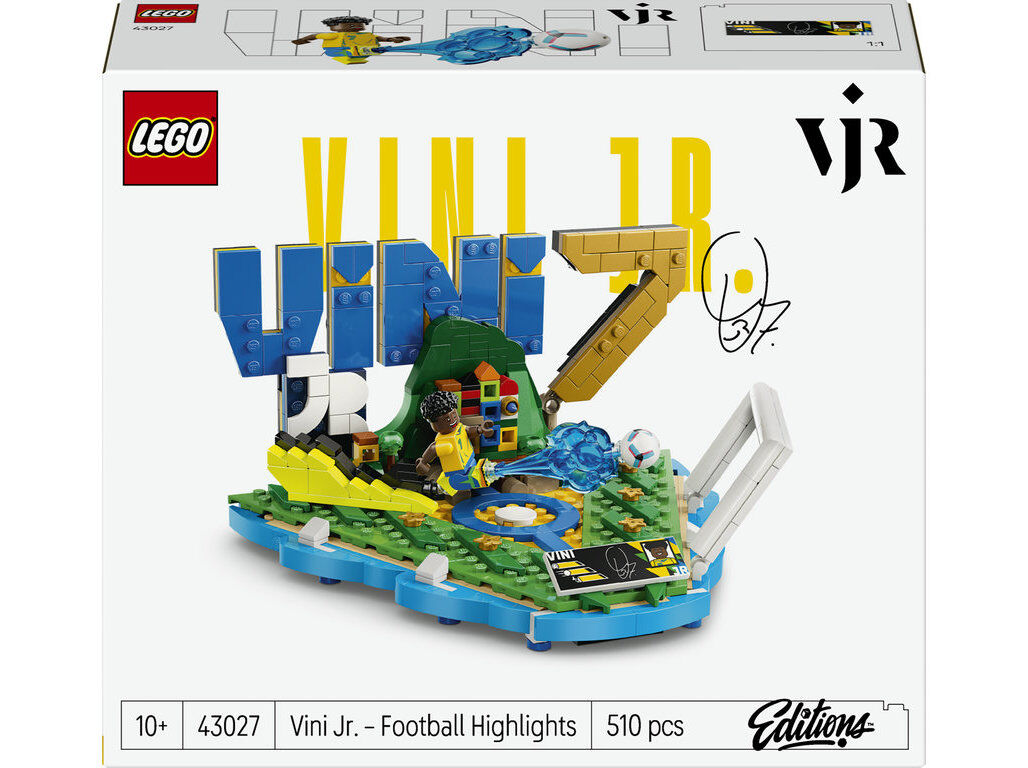 DESTAQUES FUTEBOL: VINI JR LEGO EDITIONS FOOTBALL 43027