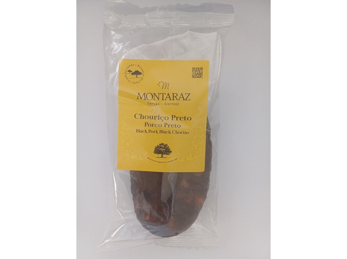 CHOURI&Ccedil;O PRETO DE PORCO PRETO MONTARAZ 150 G image number 0