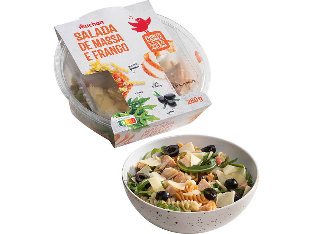 SALADA MASSA E FRANGO AUCHAN 280 G