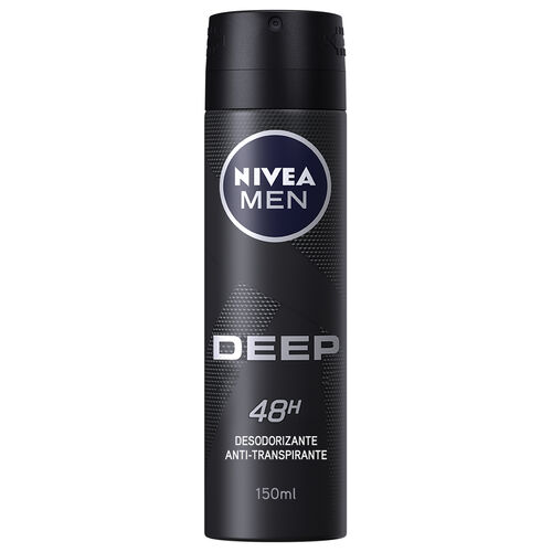 Desodorizante Spray Deep NIVEA MEN 150 ml image number 0