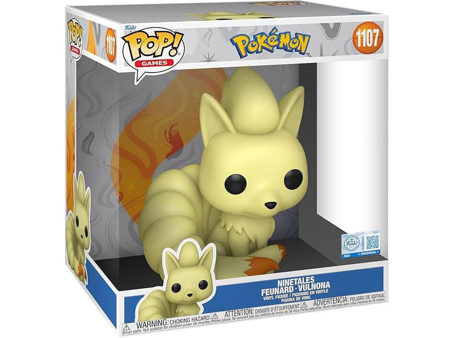 FIGURA FUNKO POP JUMBO: POKEMON- NINETALES image number 0