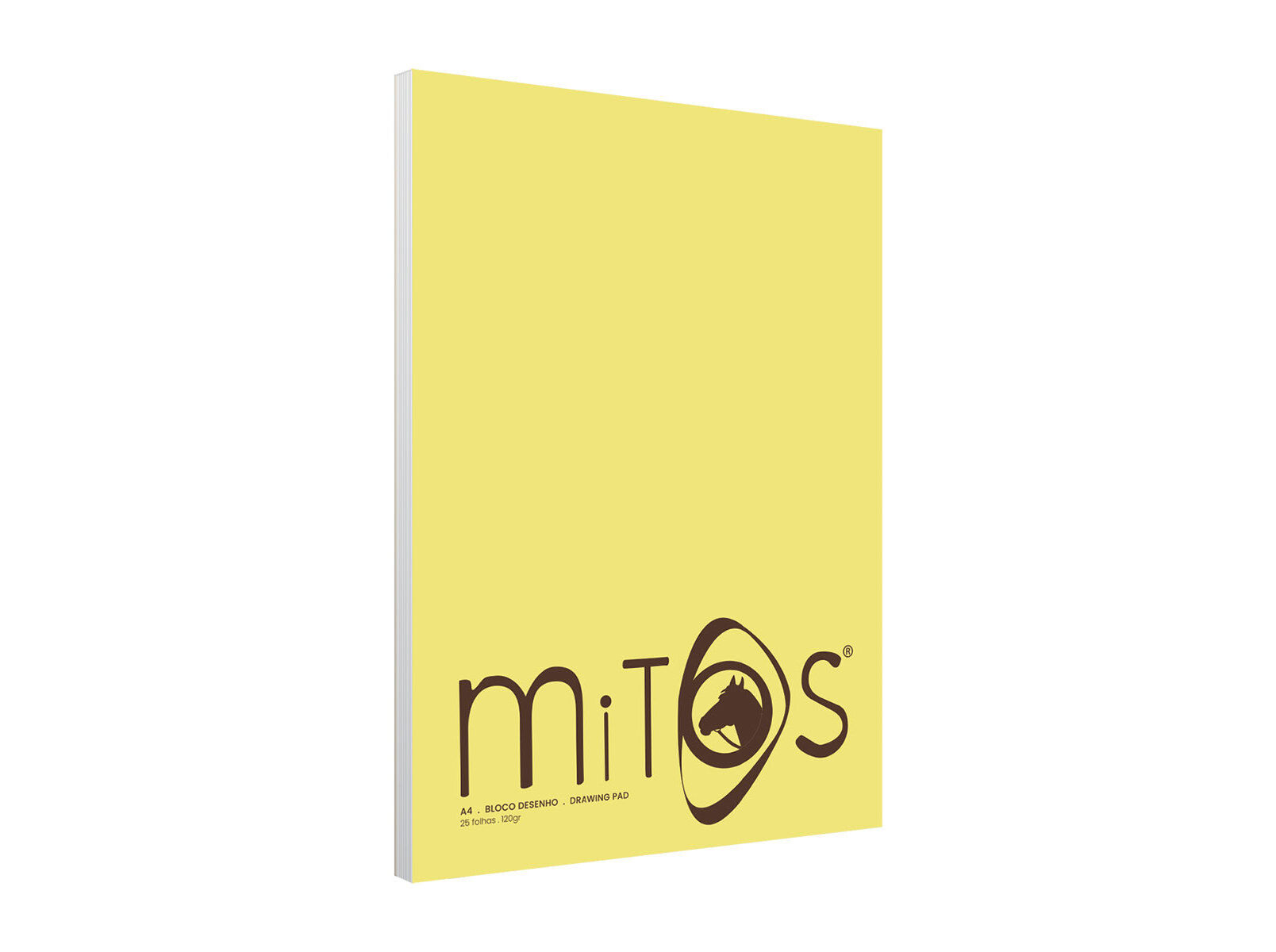 BLOCO A4 PAPEL DESENHO MITOS 25 FOLHAS 120G image number 1