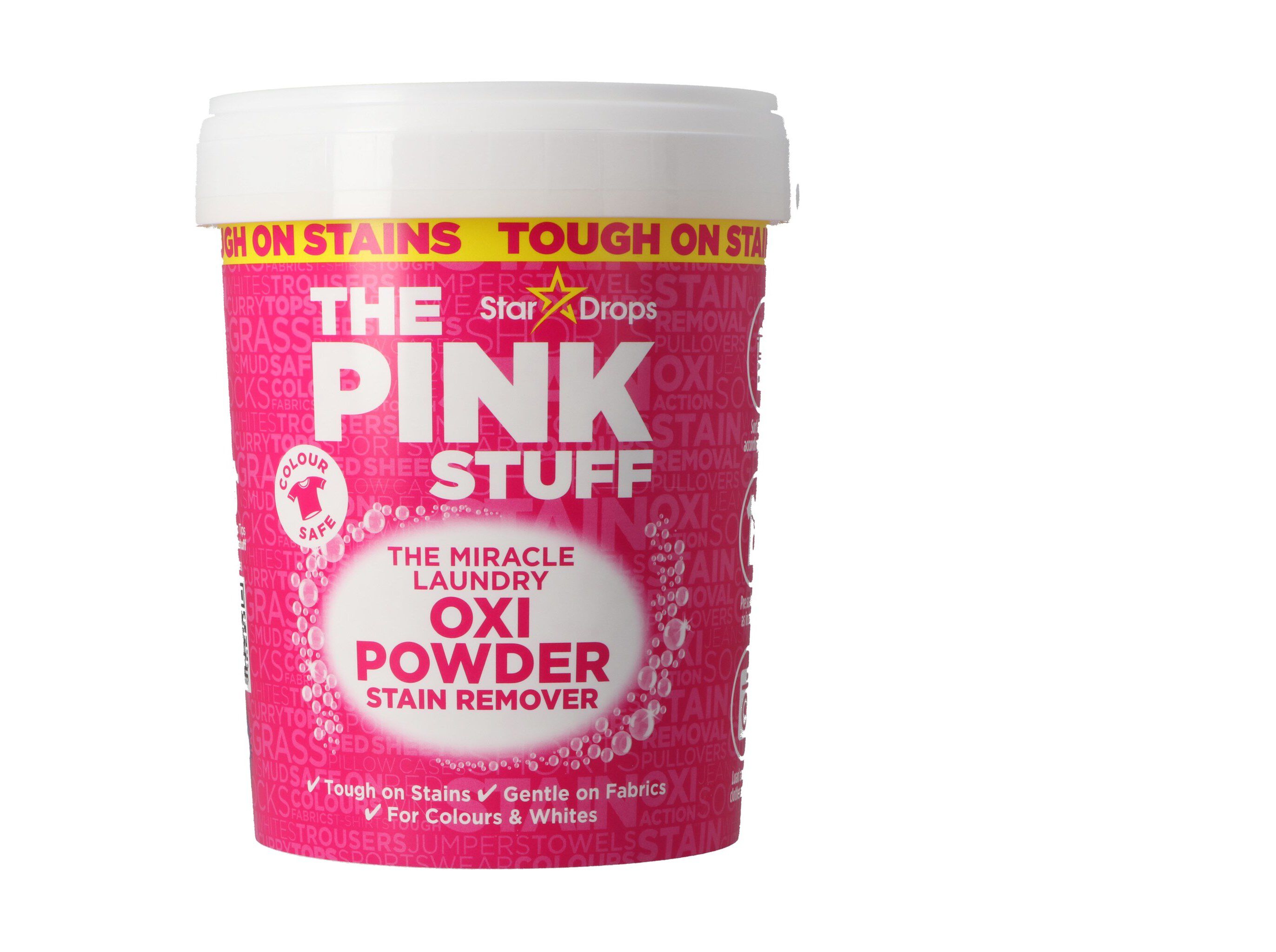 TIRA N&Oacute;DOAS PINK STUFF P&Oacute; ROUPA COR 1 KG image number 0