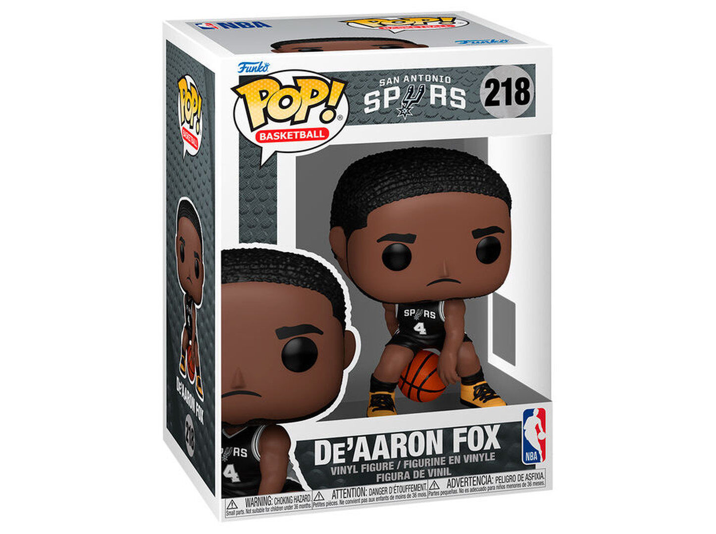 FIGURA POP! FUNKO POP NBA: SPURS- DE'AARON FOX image number 0