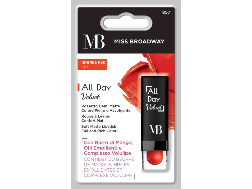 BATOM MB MILANO MATTE ORANGE RED UN image number 0