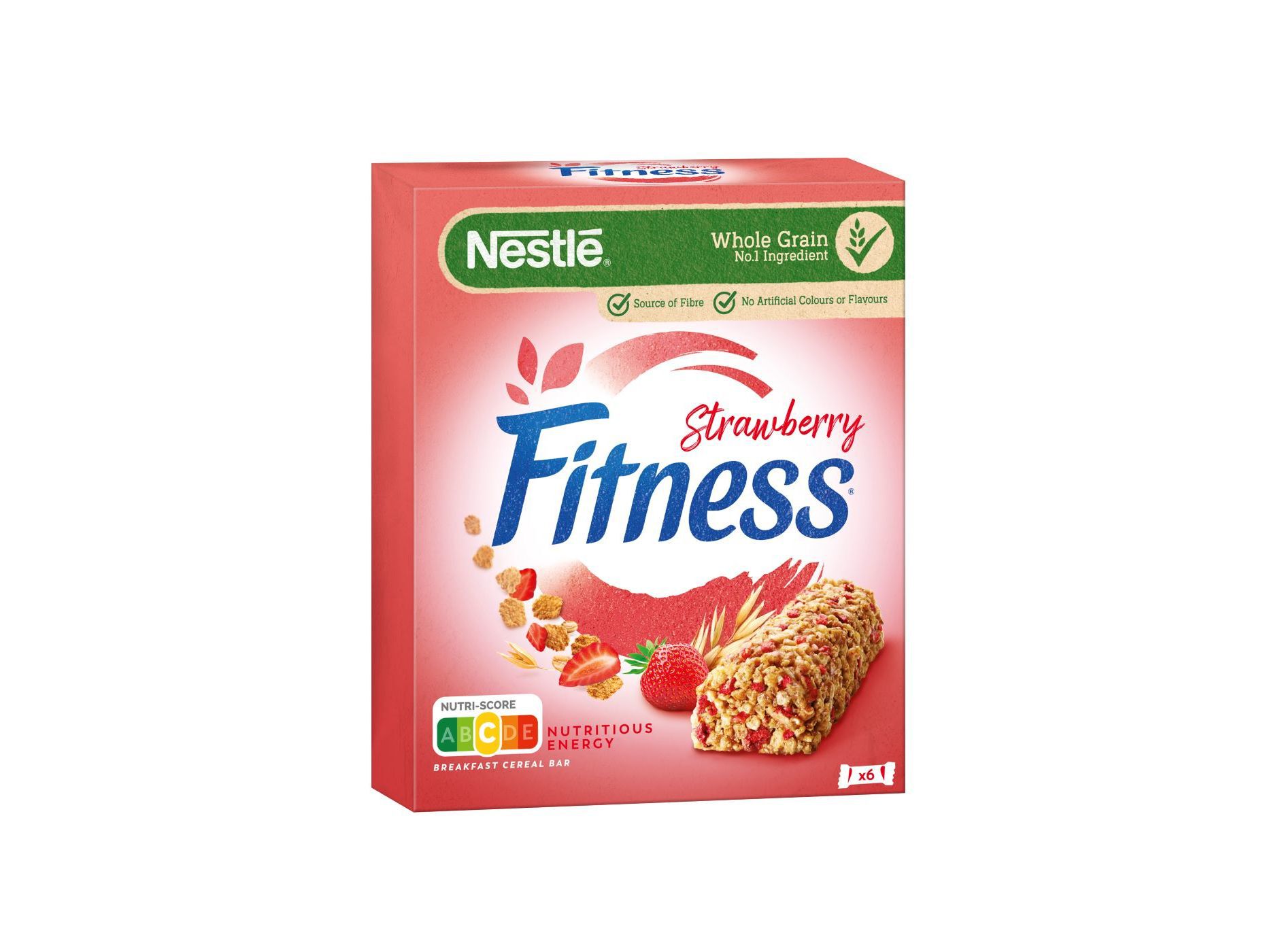 BARRAS NESTL&Eacute; FITNESS CEREAIS COM MORANGO 6X23.5G image number 0