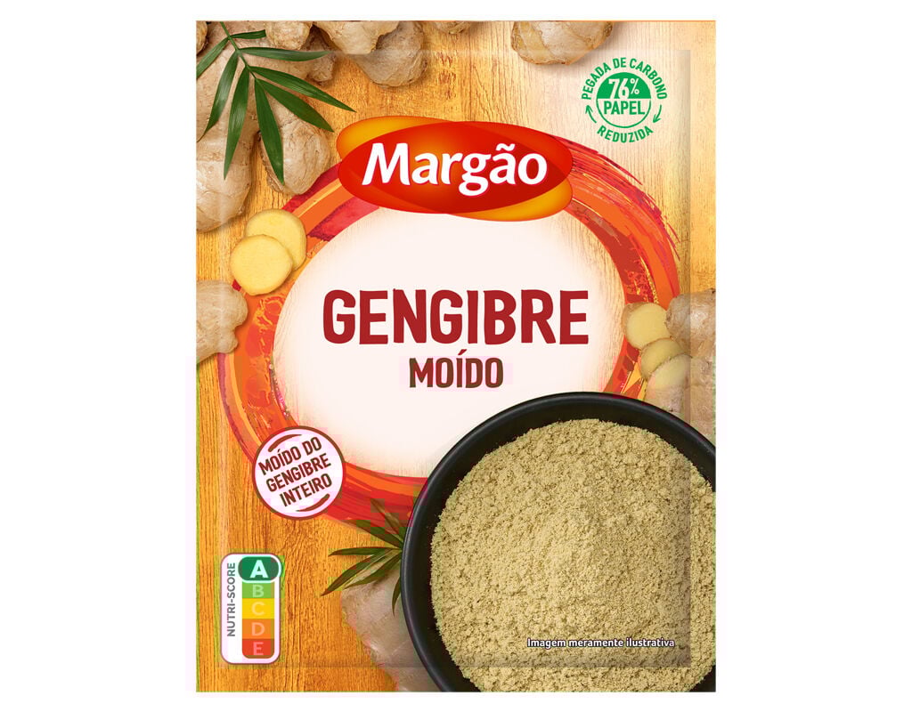 GENGIBRE MO&Iacute;DO MARG&Atilde;O SAQUETA 22G