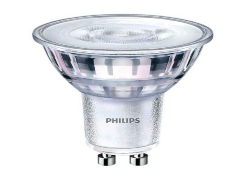 lâmpada led foco philips gu10 50w luz branca fria