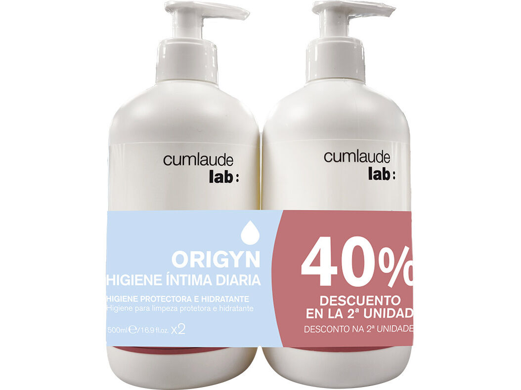 PACK GEL &Iacute;NTIMO CUMLAUDE ORIGYN 2X500 ML image number 0