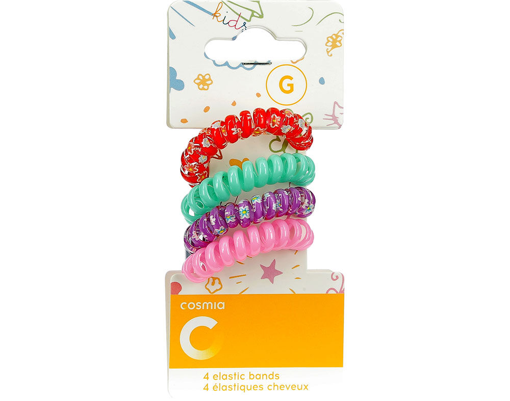 EL&Aacute;STICO COSMIA KIDS CABELO FANTASIA 4UN