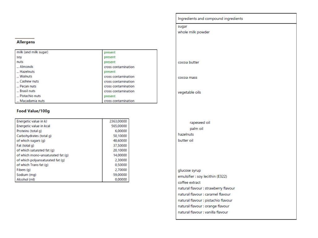 CHOCOLATES SORTIDOS HAMLET CX. COLLECTION LINE 100G image number 1
