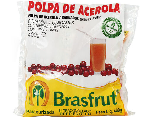 POLPA BRASFRUT DE FRUTA AÇEROLA 4X100G image number 0