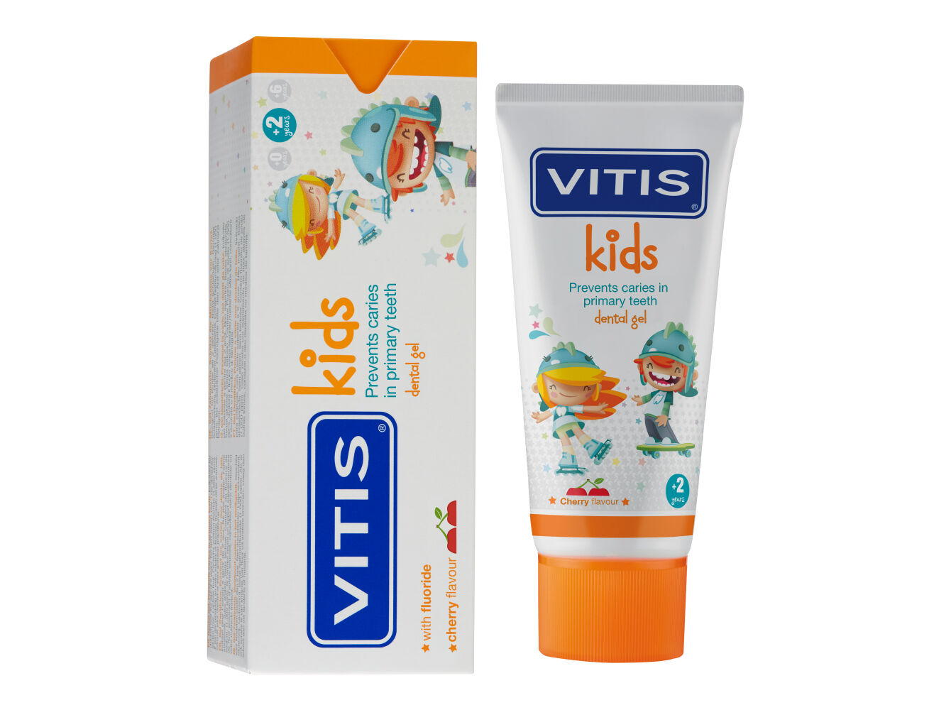 GEL VITIS DENTIFRICO KIDS CEREJA 2-6 ANOS 50ML