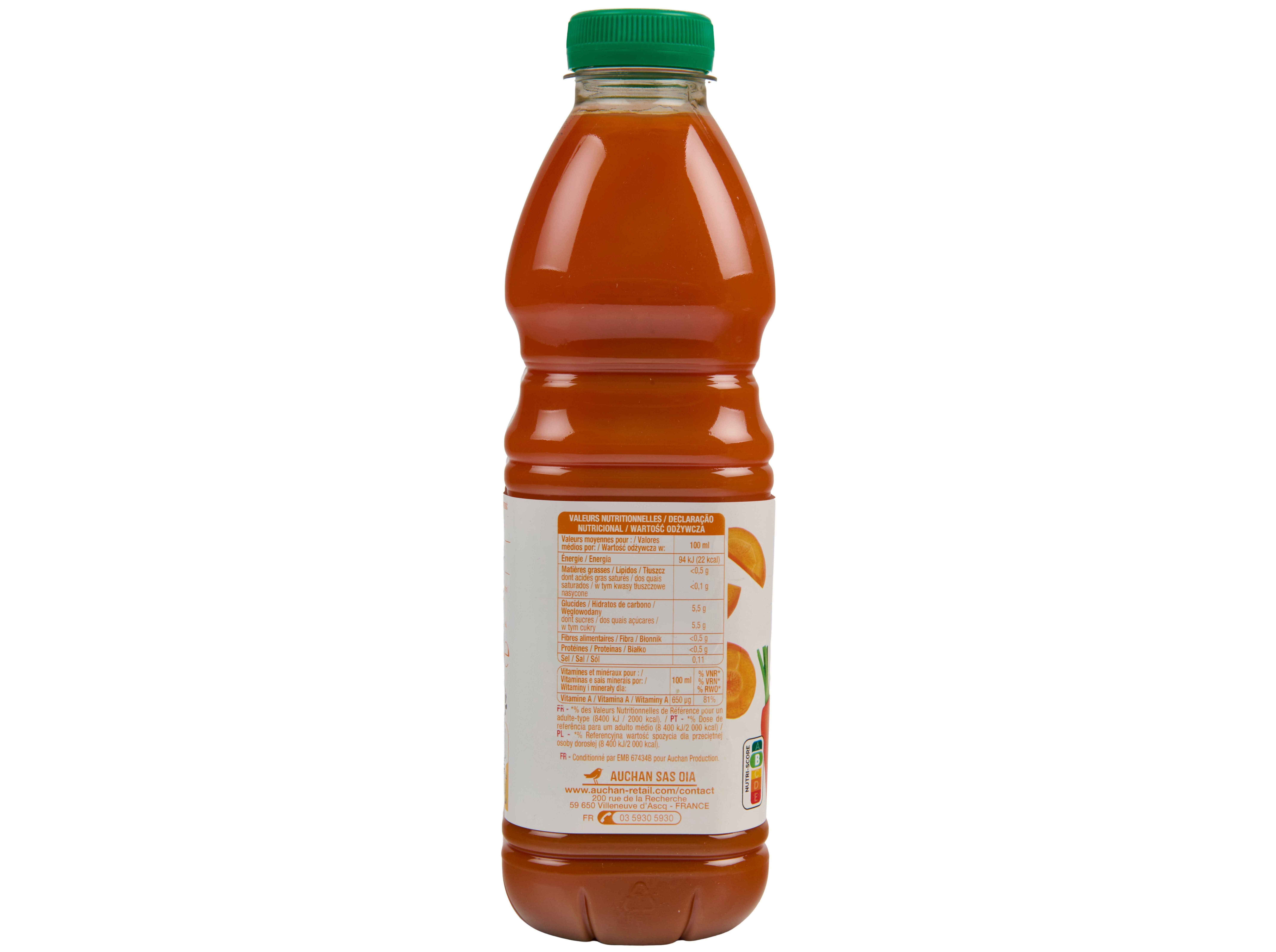 SUMO AUCHAN 100% CENOURA 1L image number 1