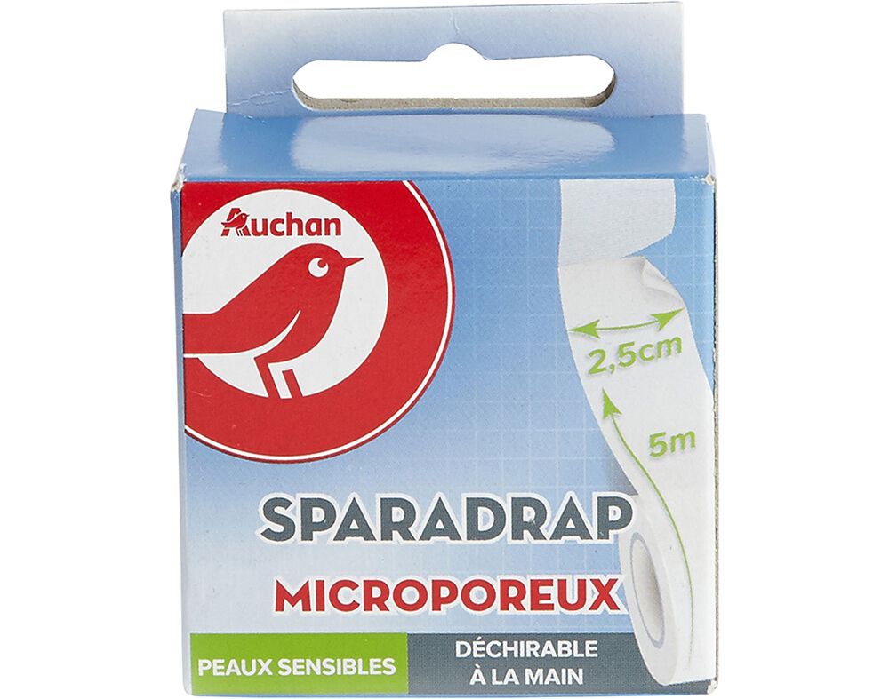 BANDA AUCHAN MICROPOROSAS PELES SENS&Iacute;VEIS 5MT image number 0
