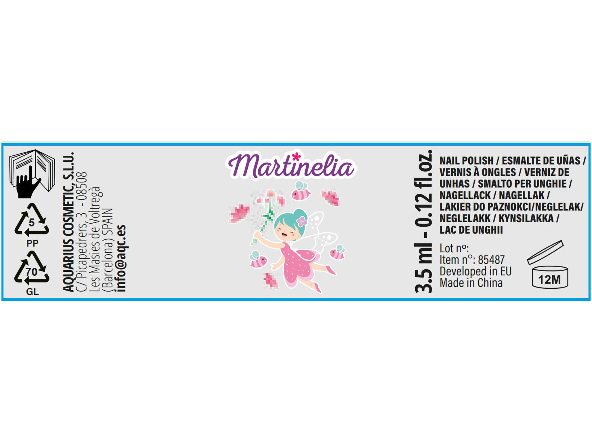 SET BELEZA BORBOLETA MARTINELIA CRIAN&Ccedil;A image number 2