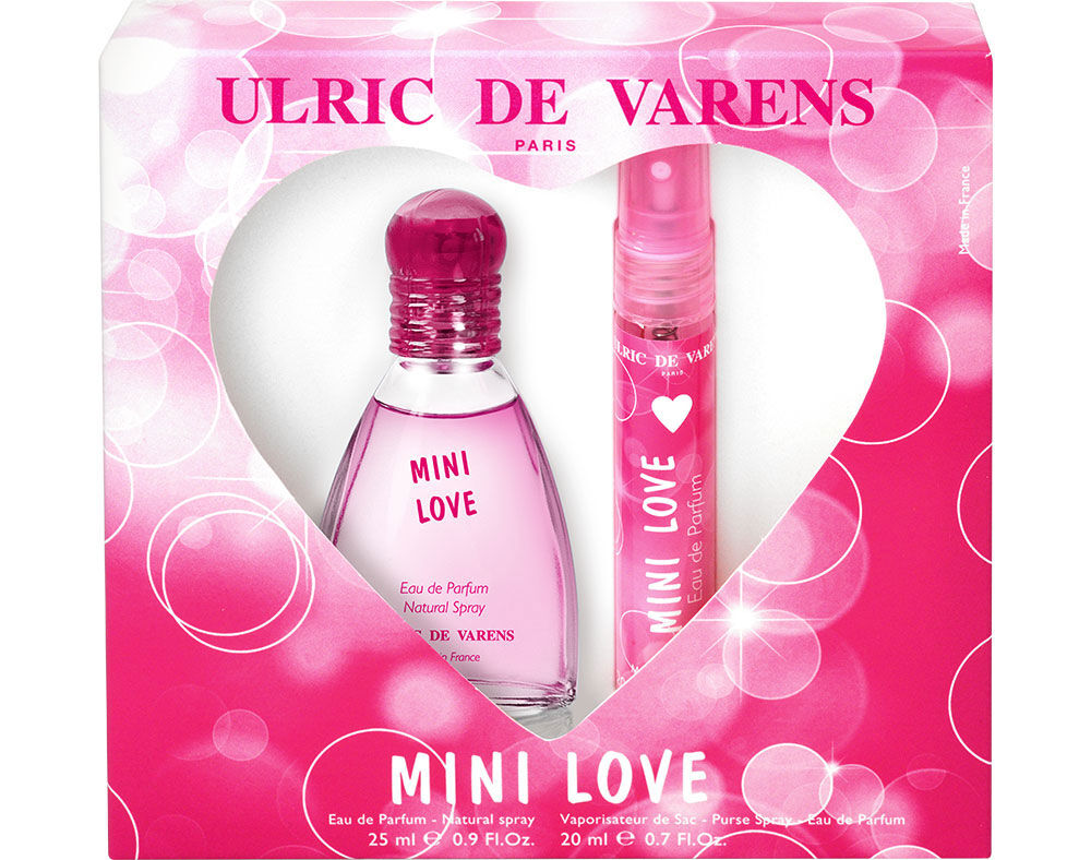 COFFRET UDV MINI LOVE EAU DE PARFUM 25ML MAIS SPRAY 20ML