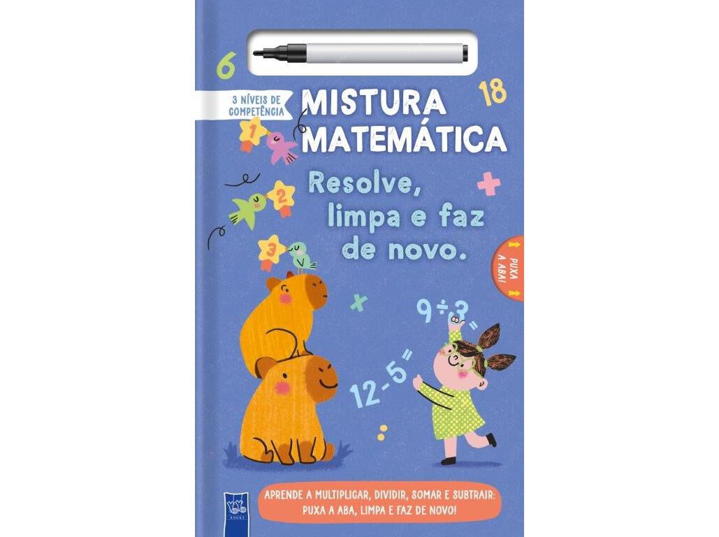 LIVRO TABUADA - MISTURA MATEM&Aacute;TICA - RESOLVE LIMPA E FAZ DE NOVO image number 0