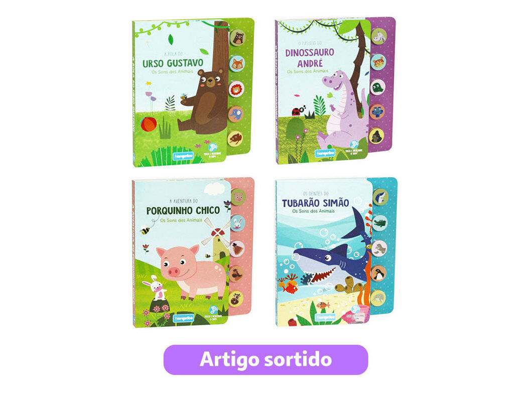LIVRO OS SONS DOS ANIMAIS MODELOS SORTIDOS image number 0