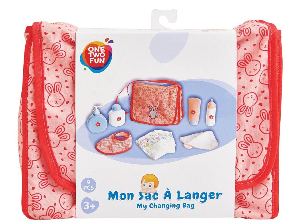 SACO MUDA FRALDAS ONE TWO FUN