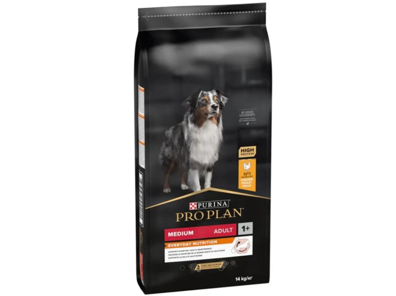 RA&Ccedil;&Atilde;O PARA C&Atilde;O ADULTO PRO PLAN MEDIUM FRANGO 14KG