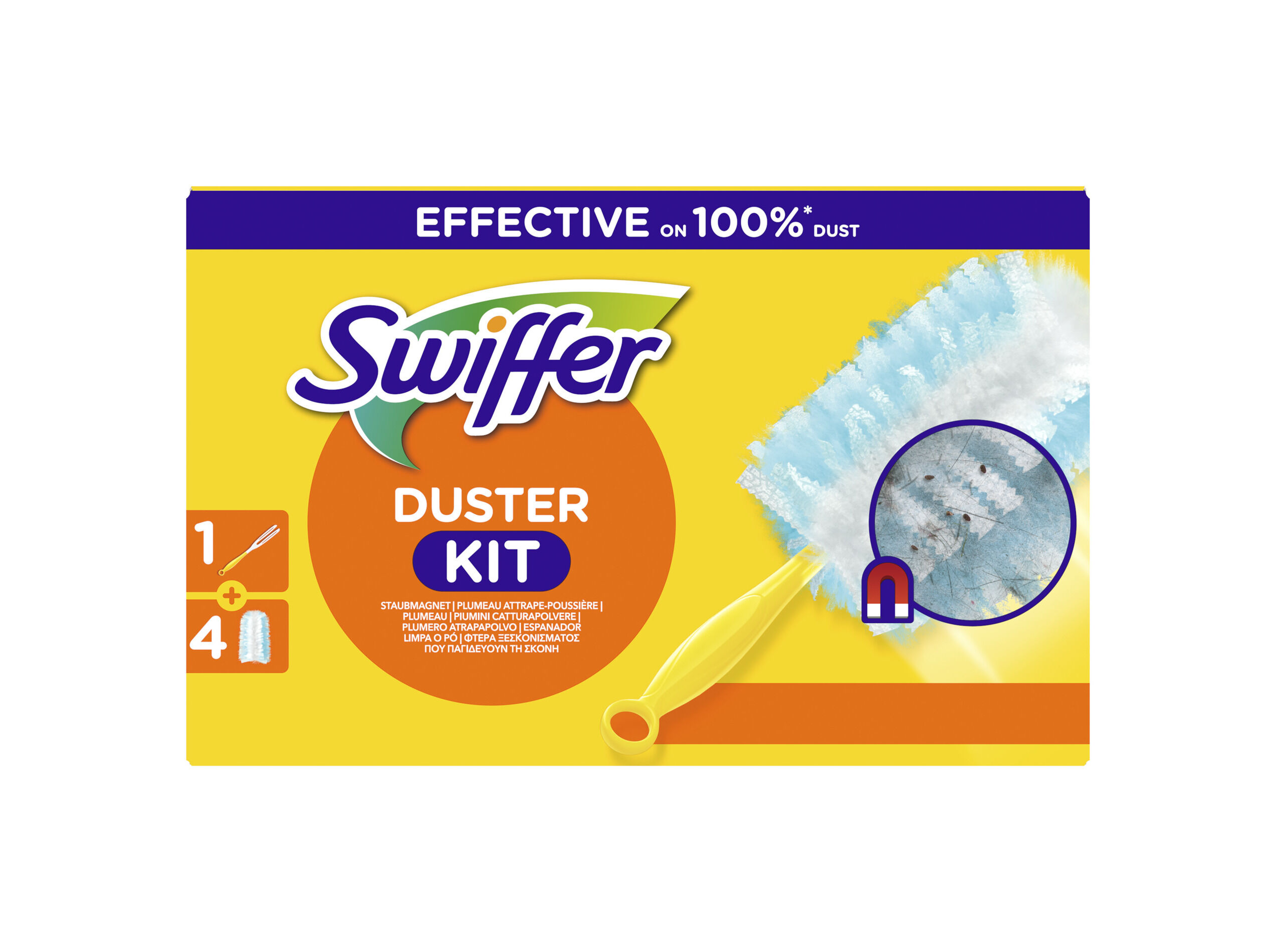 ESPANADOR AGARRA P&Oacute; SWIFFER COM 4 RECARGAS image number 1