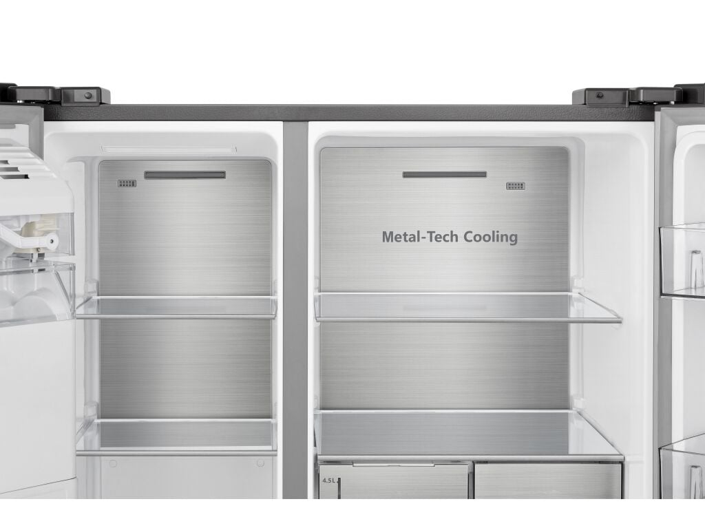 FRIGOR&Iacute;FICO AMERICANO HISENSE RS818N4TIC LOOK INOX C 632L image number 6