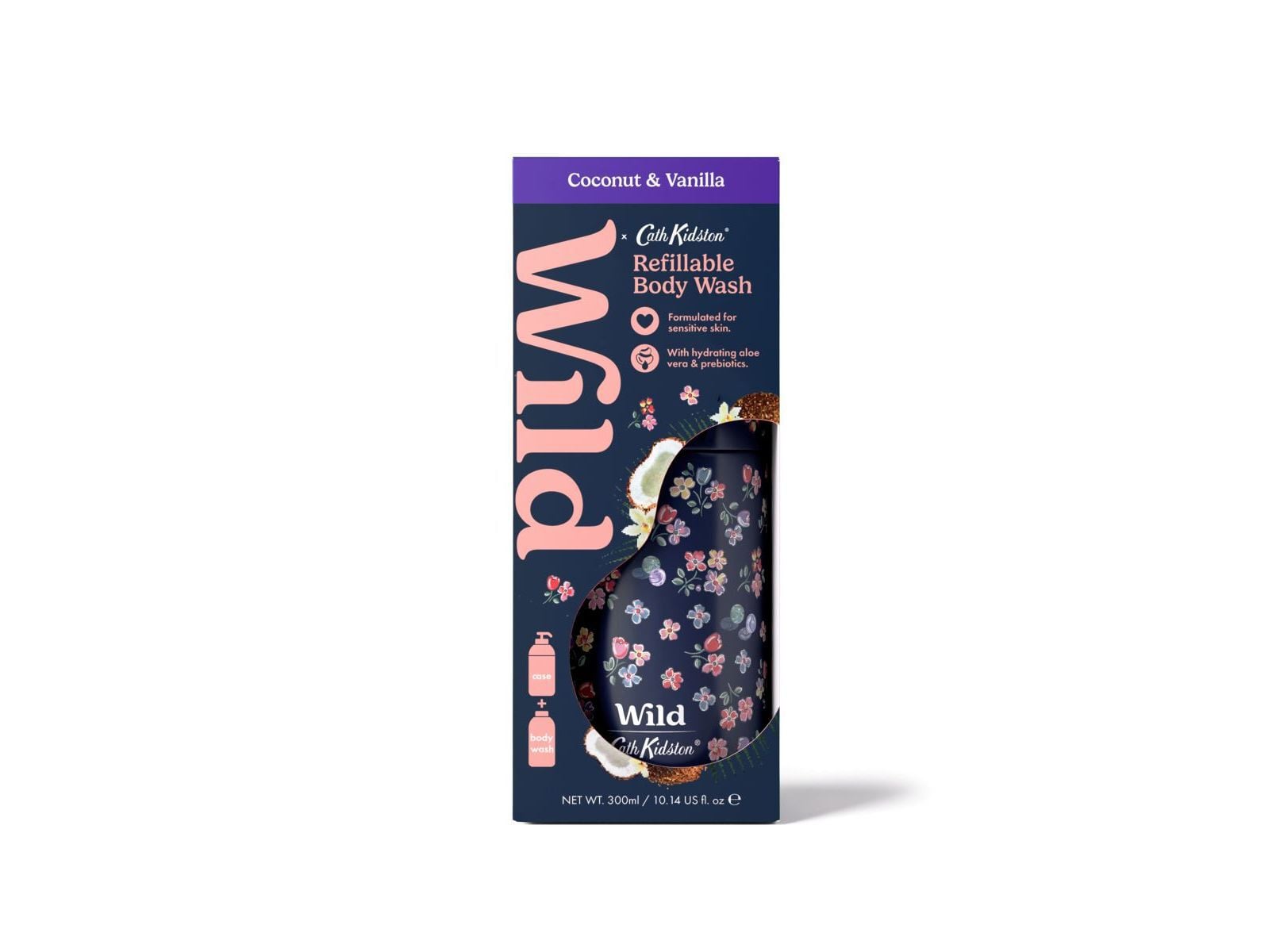 KIT GEL BANHO WILD C&Ocirc;CO BAUNILHA 300ML image number 1