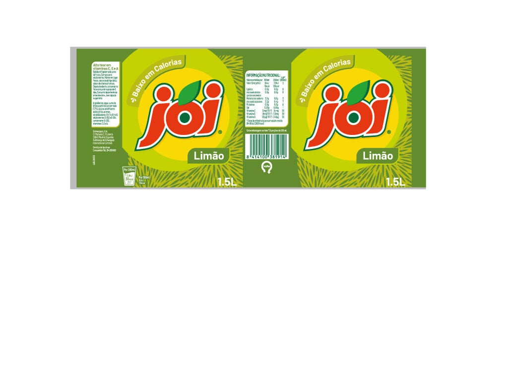 REFRIGERANTE S/GAS JOI LIM&Atilde;O 1.5L (SDR) image number 1