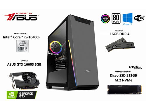 PC GAMING INSYS POWERED BY ASUS I5/16/512GB image number 0