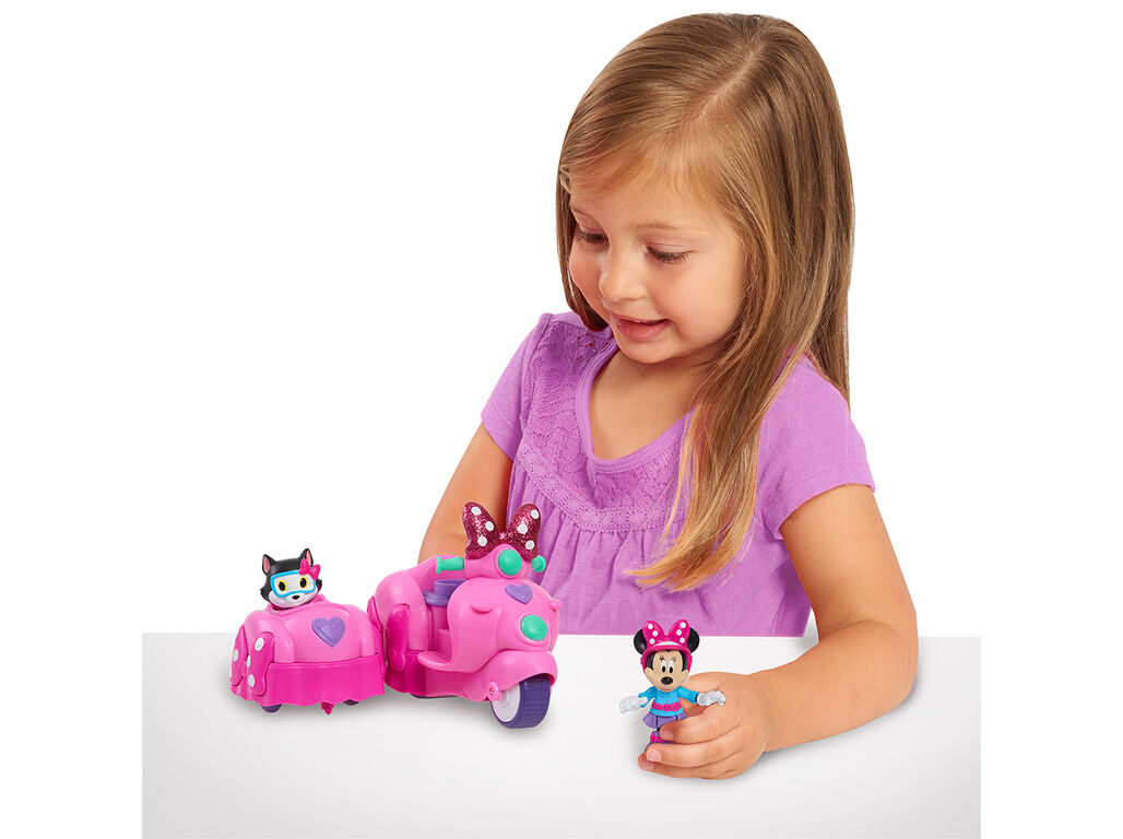 VE&Iacute;CULO DELUXE MINNIE DELUXE COM FIGURA MODELOS SORTIDOS image number 3