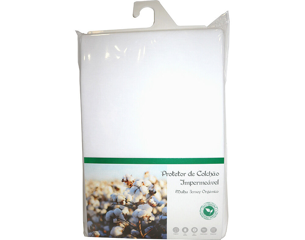 PROTETOR DE COLCH&Atilde;O 100% ALGOD&Atilde;O BIOL&Oacute;GICO 100%POLIURETANO 100X200CM