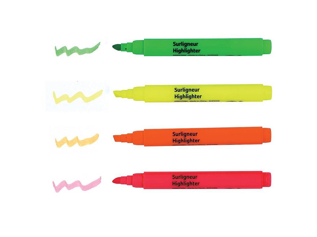 CONJUNTO DE 4 SUBLINHADORES POLEGAR image number 1