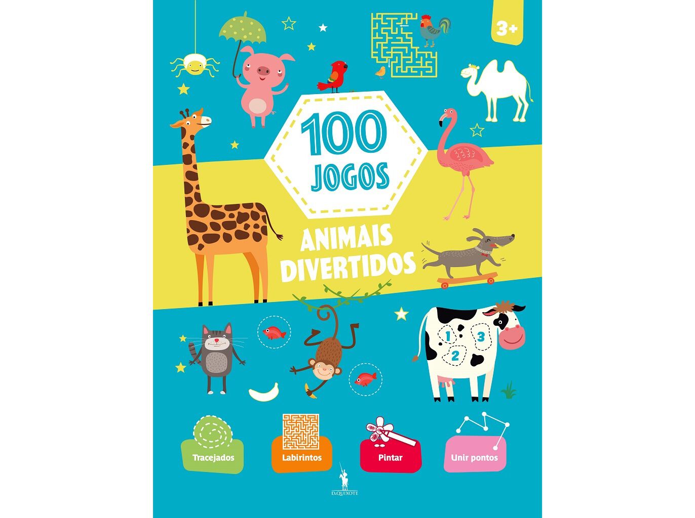 LIVRO 100 JOGOS - ANIMAIS DIVERTIDOS (3+ ANOS) image number 1