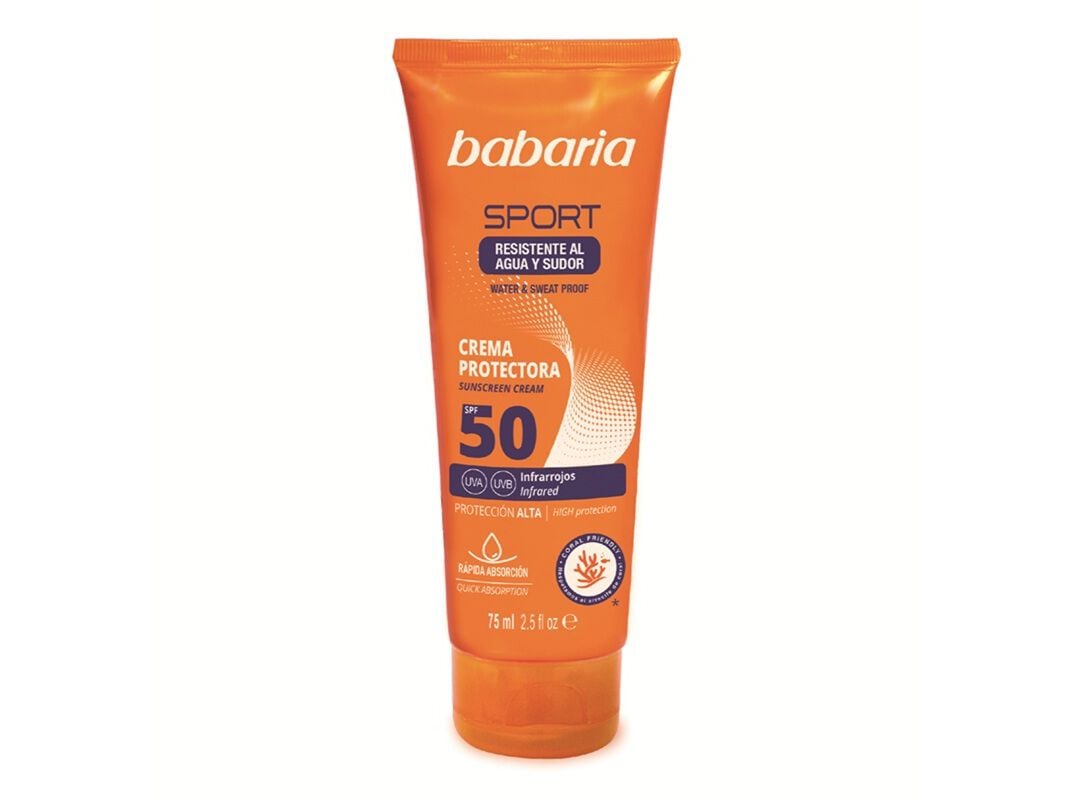PROTETOR SOLAR ROSTO BABARIA SPORT SPF50 75 ML