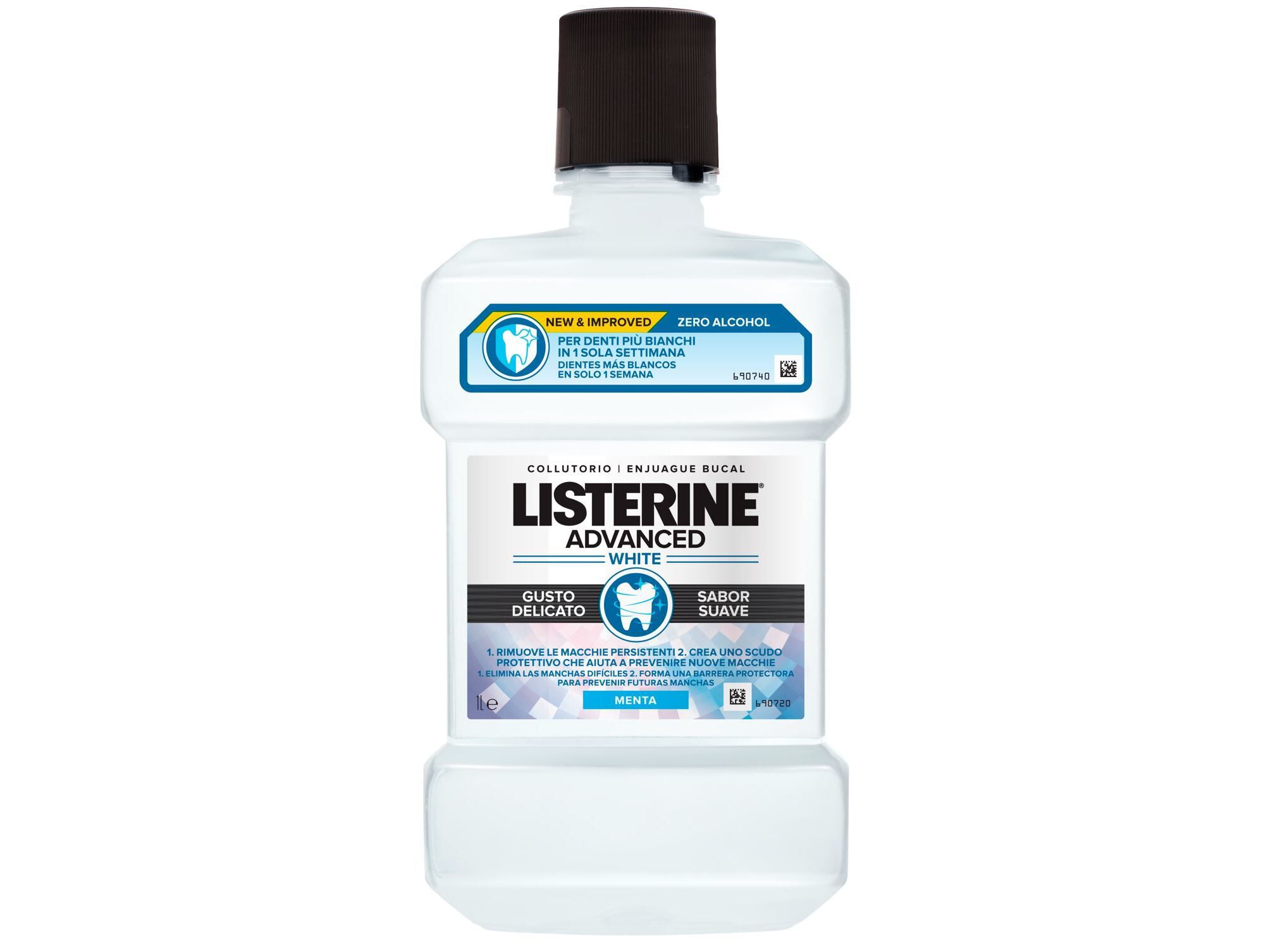 ELIXIR LISTERINE ADVANCED WHITE 1000ML