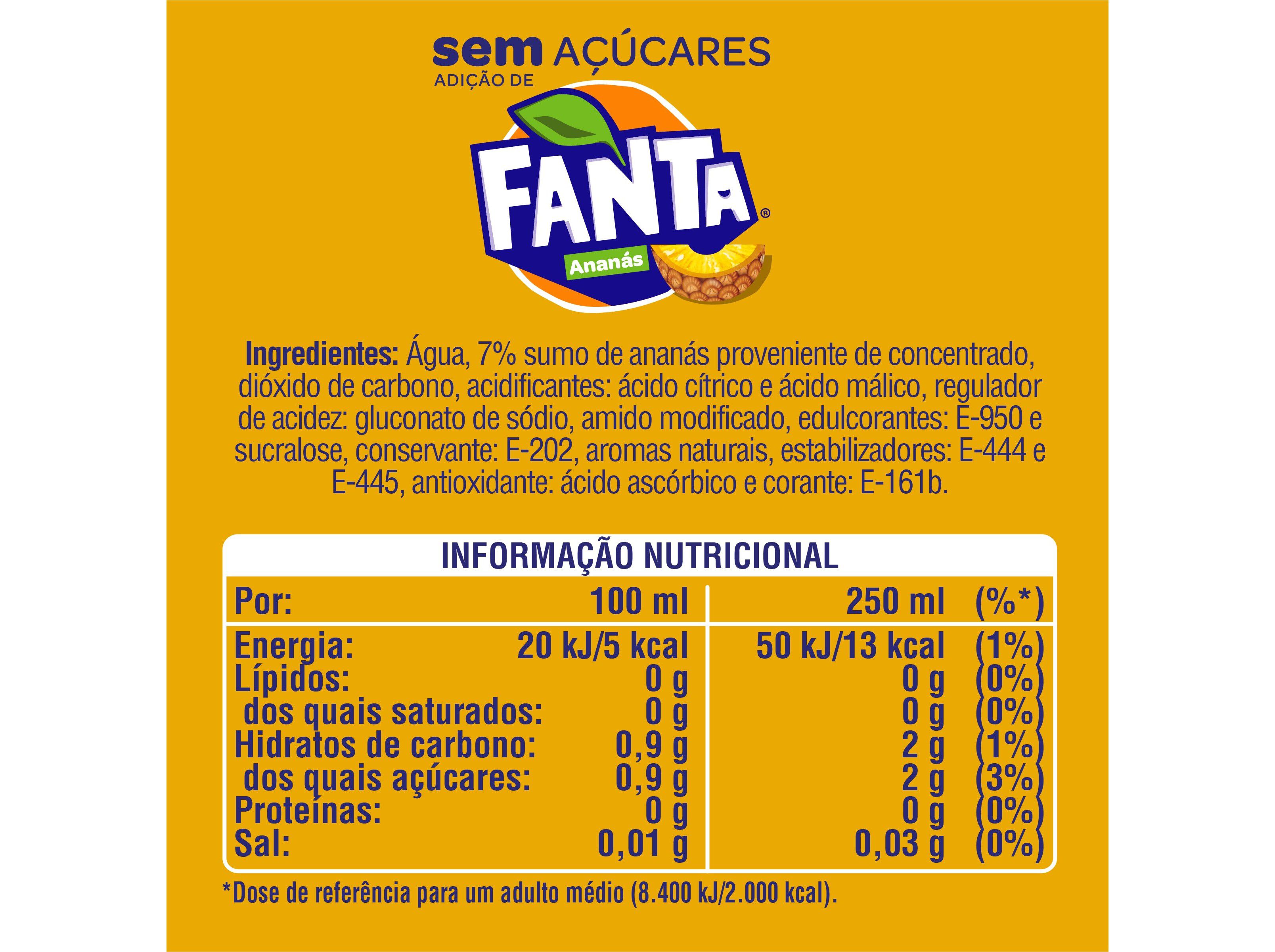 REFRIGERANTE COM G&Aacute;S FANTA ANAN&Aacute;S 1.5L image number 1