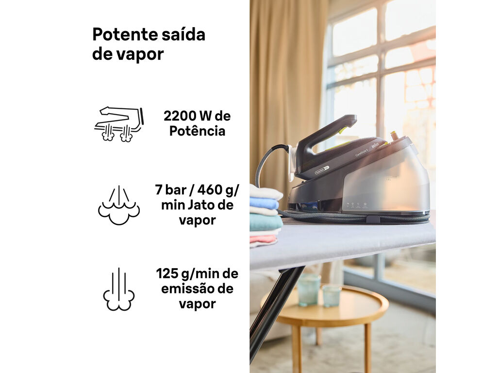 FERRO COM CALDEIRA BRAUN IS3257BK 2400W 1.8 L image number 5