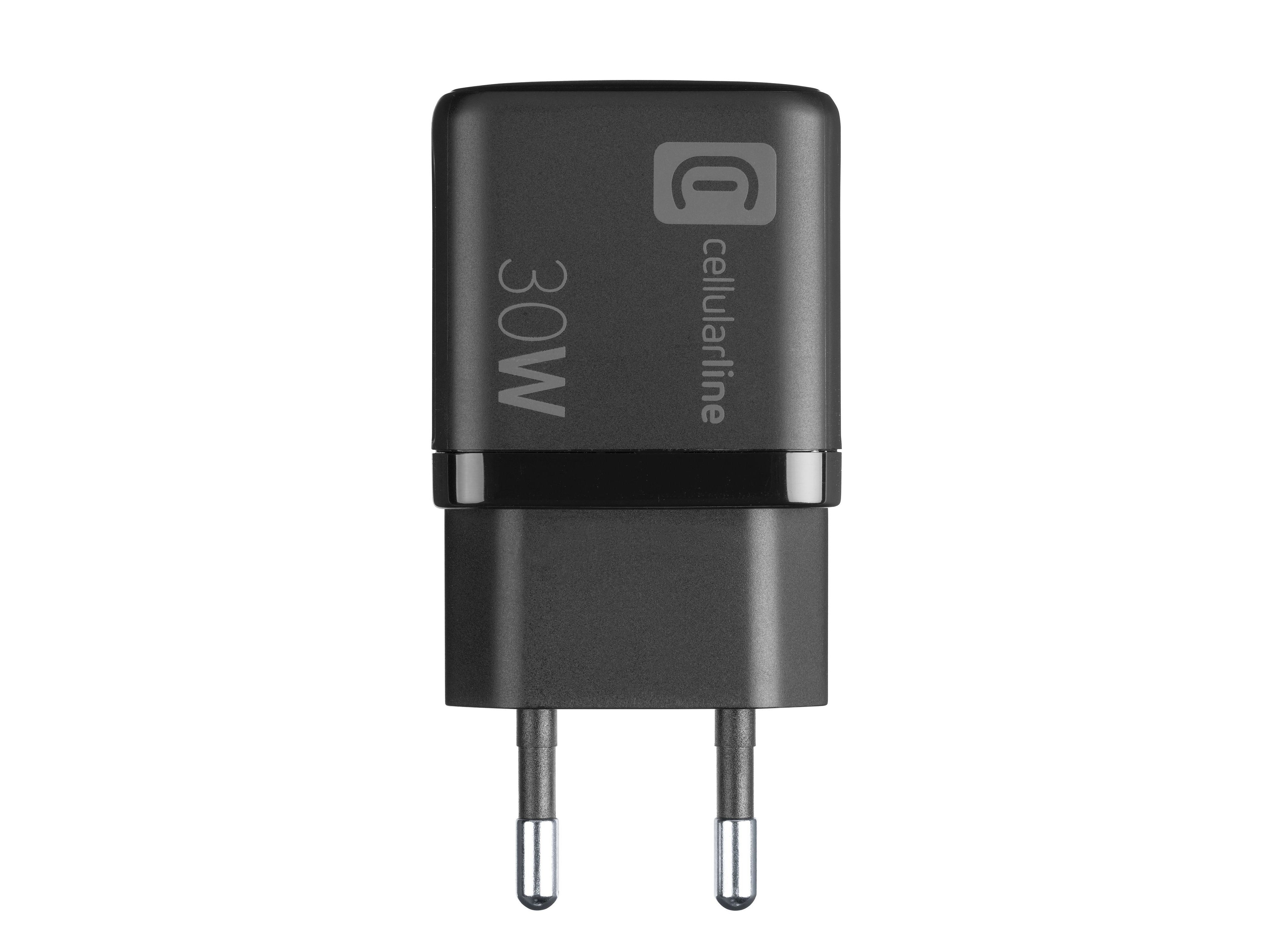 CARREGADOR CASA CELULLARLINE MULTIPOWER (2 PORTAS USB/USB-C 30W) image number 3