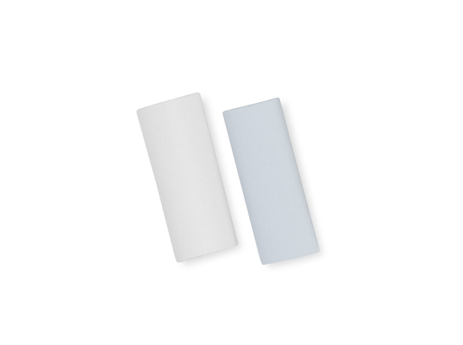 CONJUNTO DE 2 LEN&Ccedil;&Oacute;IS AJUST&Aacute;VEIS INTERBABY BRANCO/AZUL 60X120CM