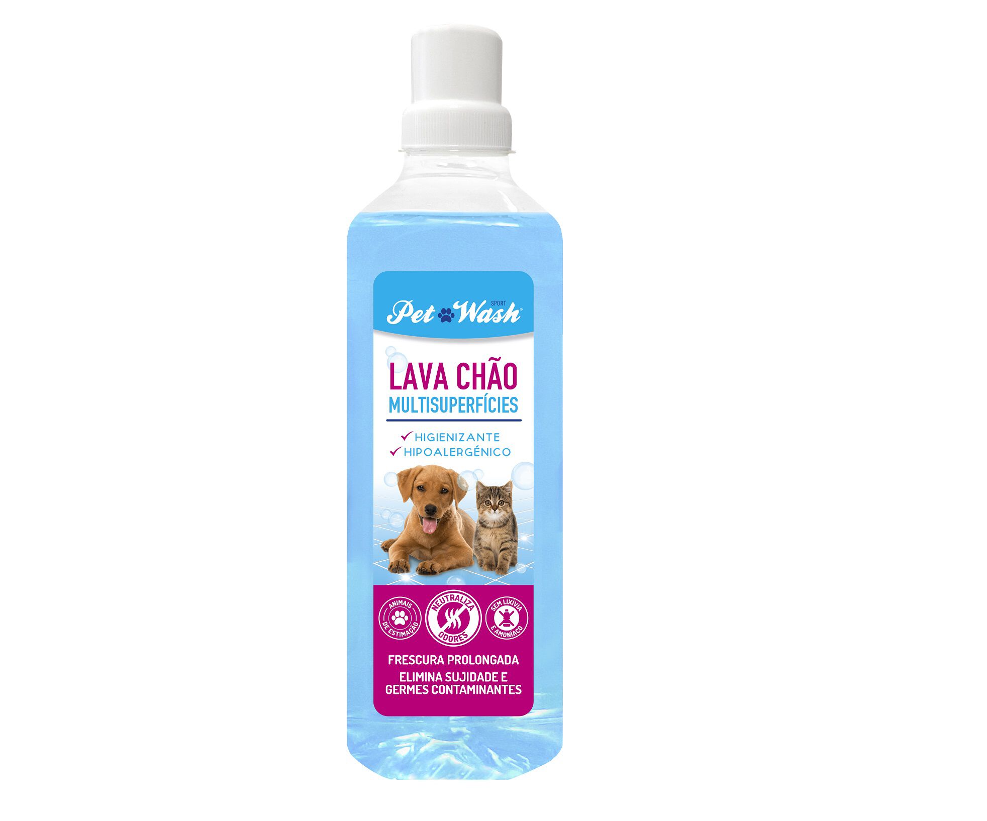 LAVA CH&Atilde;O MULTISUPERF&Iacute;CIES PET WASH P/CASAS COM ANIMAIS 1L