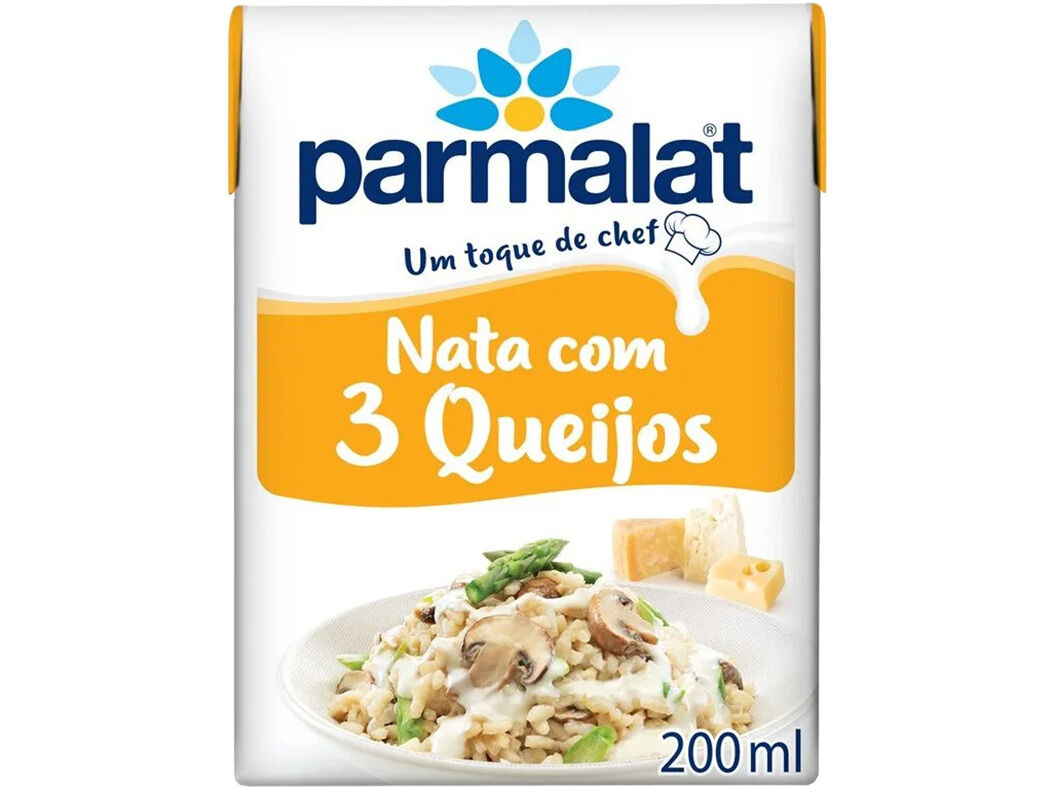 NATAS PARMALAT UHT 3 QUEIJOS 200ML