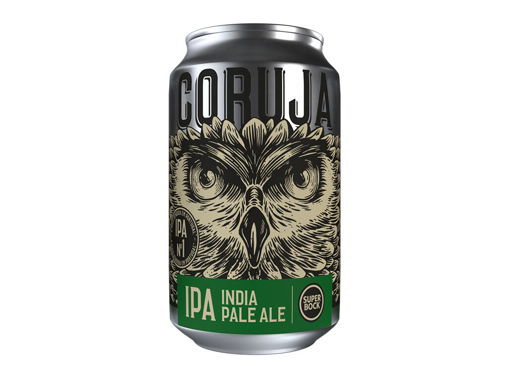 CERVEJA SUPER BOCK CORUJA IPA LATA 0.33L image number 1