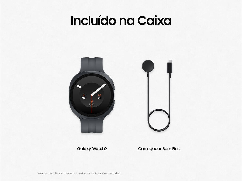 SMARTWATCH SAMSUNG GALAXY WATCH9 44MM BT PRETO image number 9